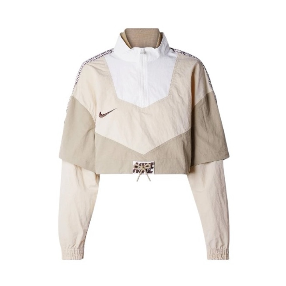 Nike Cropped Tracksuit Water Repellent Jacquard Trimmed